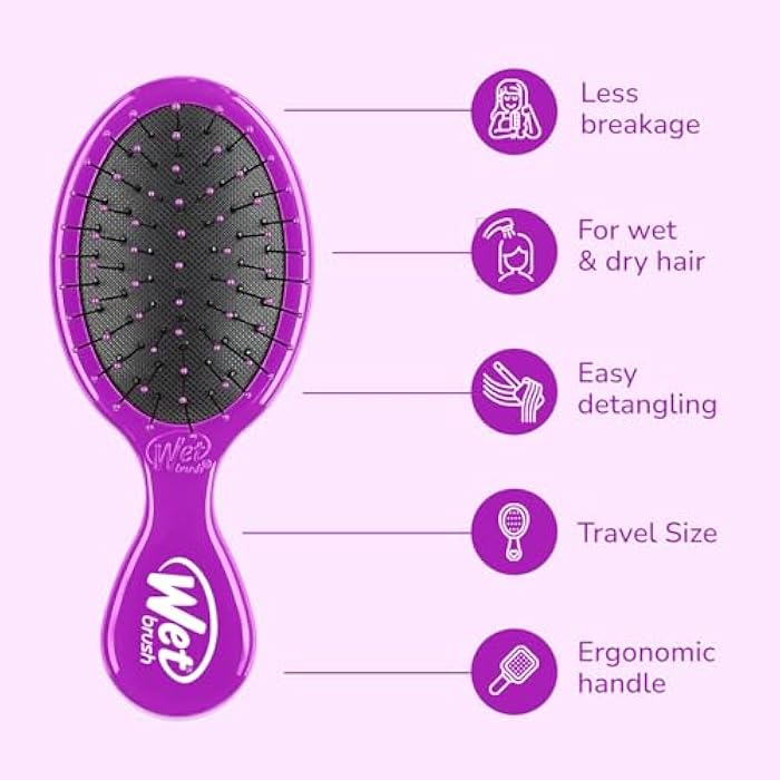 Wet Brush Mini Detangler Kids Purple (53756) - Image 4
